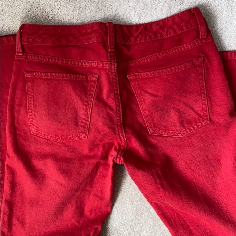 Apple Red Skinny Jeans